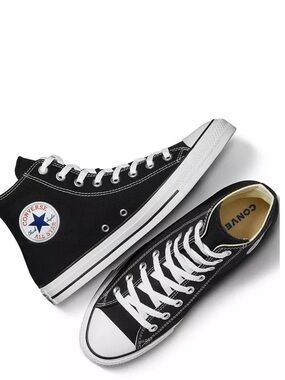 Converse Black and White High Top Sneakers